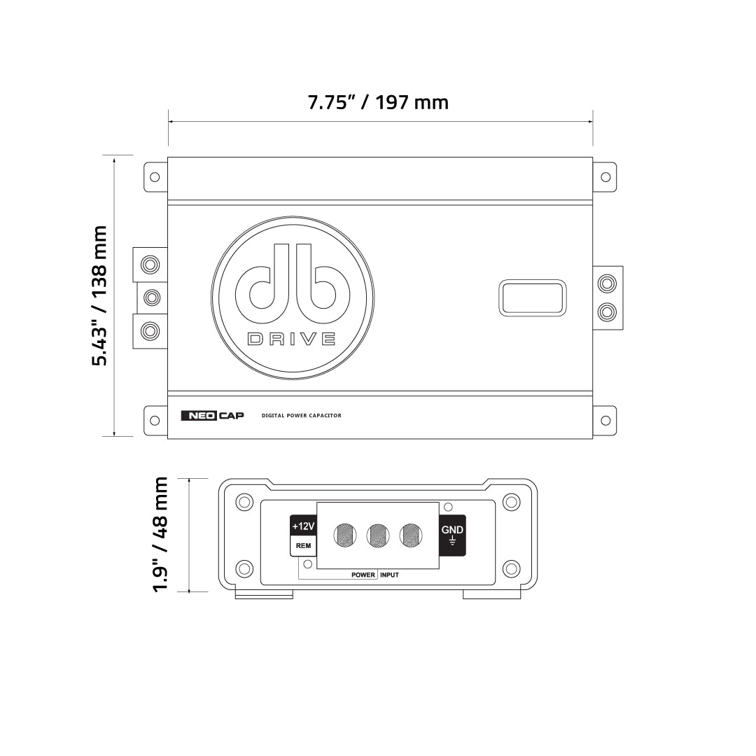 DB Drive NEOCAP5 : NEO 5 Farad Capacitor
