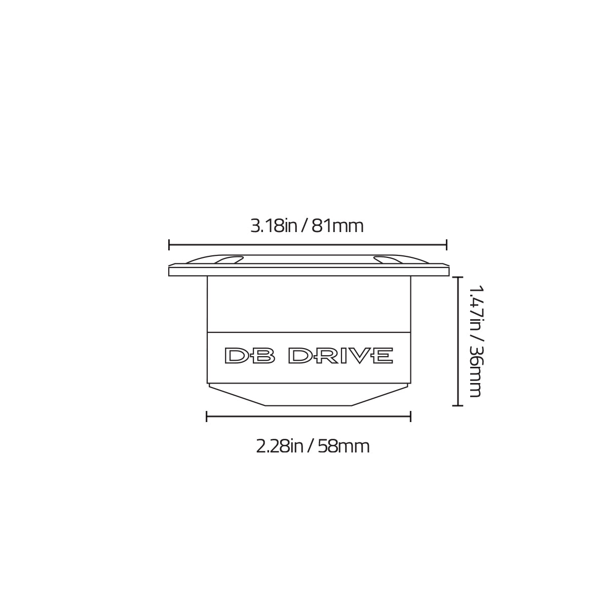 DB Drive P9TW 3M : 1.75" Aluminum Dome Mini Super Tweeters (1 Pair)