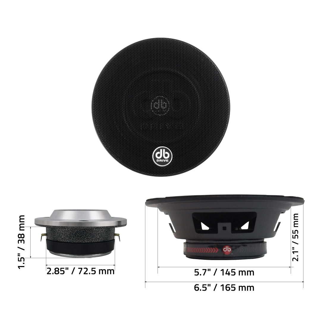 DB Drive PRO6K : 6.5" PRO Audio Component Speaker
