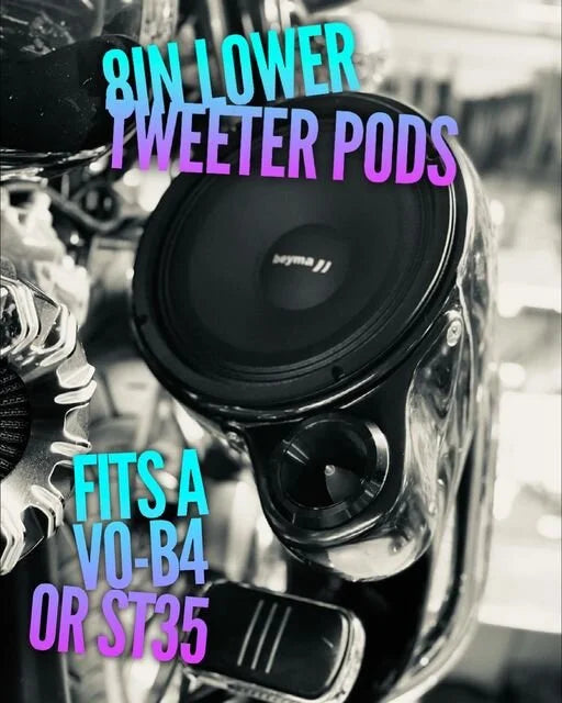 Voodoo Lower Fairing Tweeter Pods