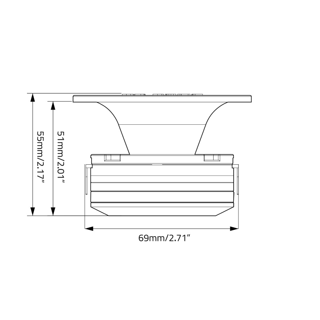 DB Drive WDX1.5NTW : 1.5" Mini NEO Horn Tweeter (1 Pair)