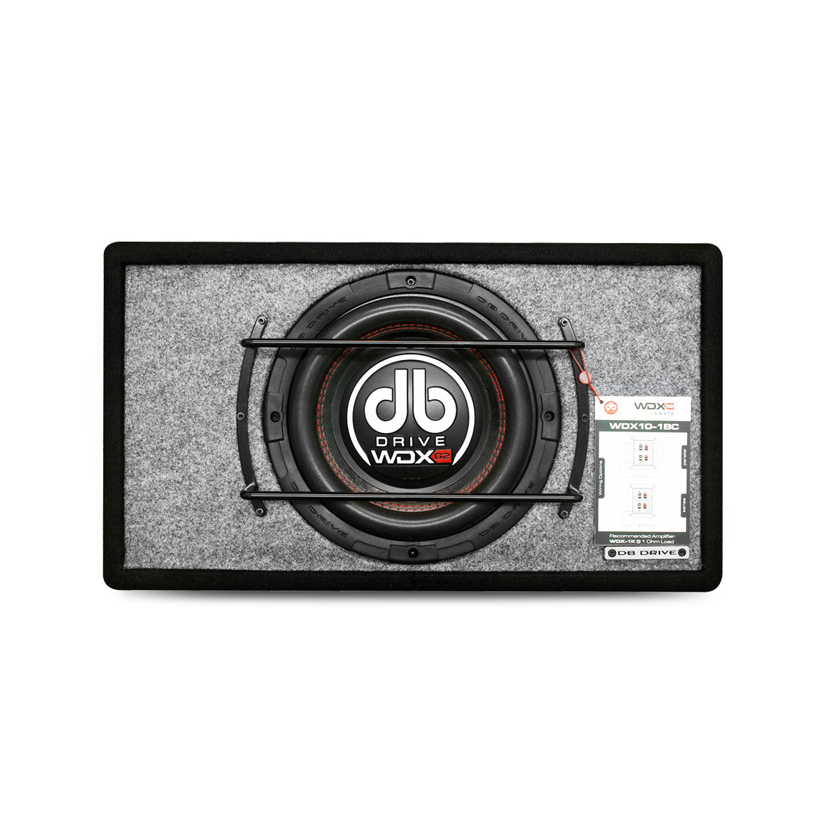 DB Drive WDX10-1BC : WDX Subwoofer Bass Crate Enclosure