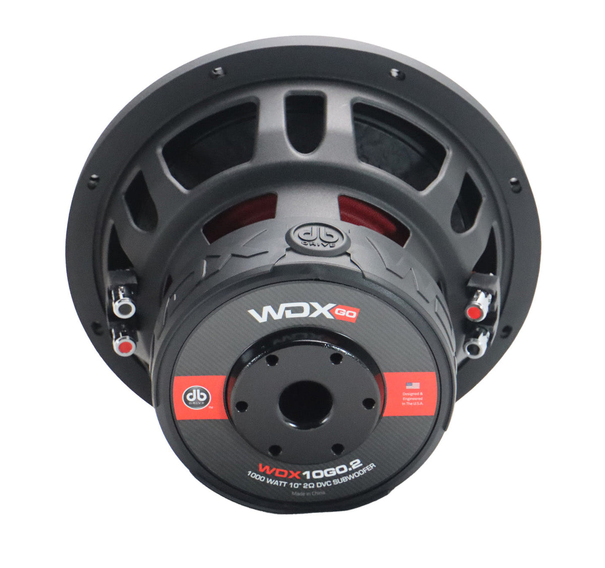 DB Drive WDX10G0.2 : 10" Dual 2-Ohm Subwoofer