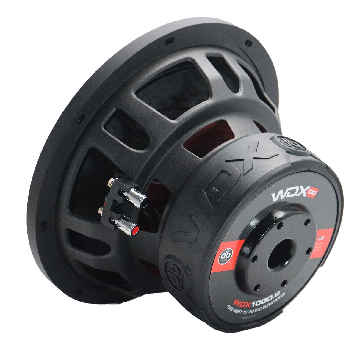 DB Drive WDX10G0.2 : 10" Dual 2-Ohm Subwoofer