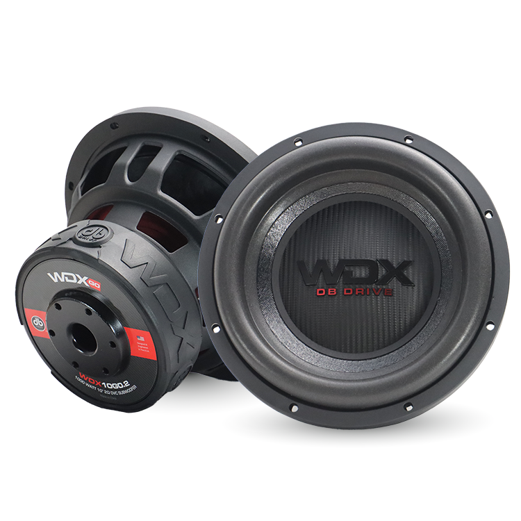 DB Drive WDX10G0.2 : 10" Dual 2-Ohm Subwoofer
