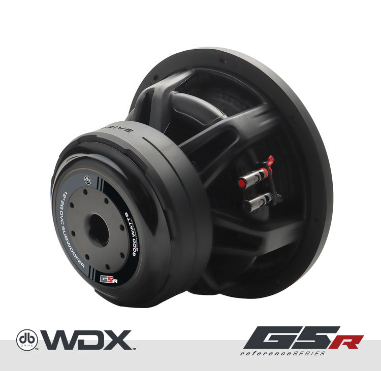 DB Drive WDX12G5R.4 : 12 in. Dual 4-Ohm Subwoofer