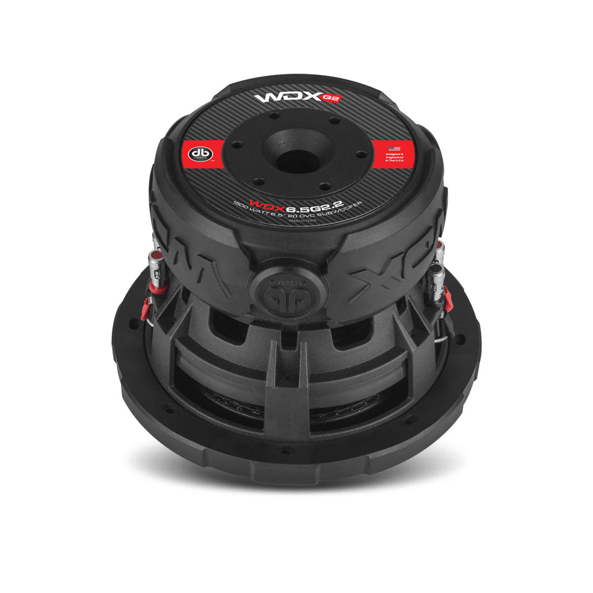 DB Drive WDX6.5G2.2 : 6.5" Dual 2-Ohm Subwoofer