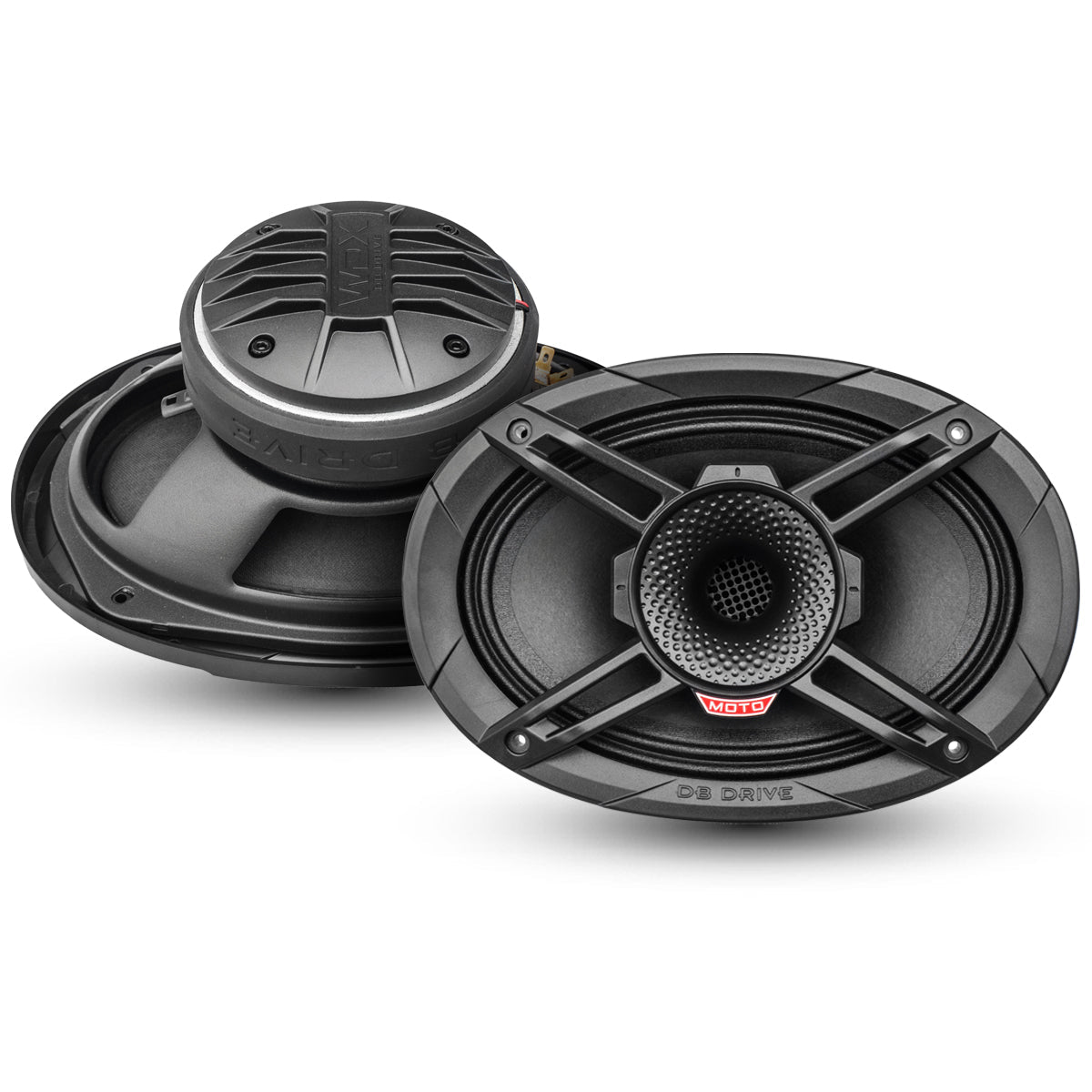 DB Drive WDX69MOTO-CD: 6"×9" Moto 2-Way Loudspeakers W/Back mounted Compression Driver (1 Pair)