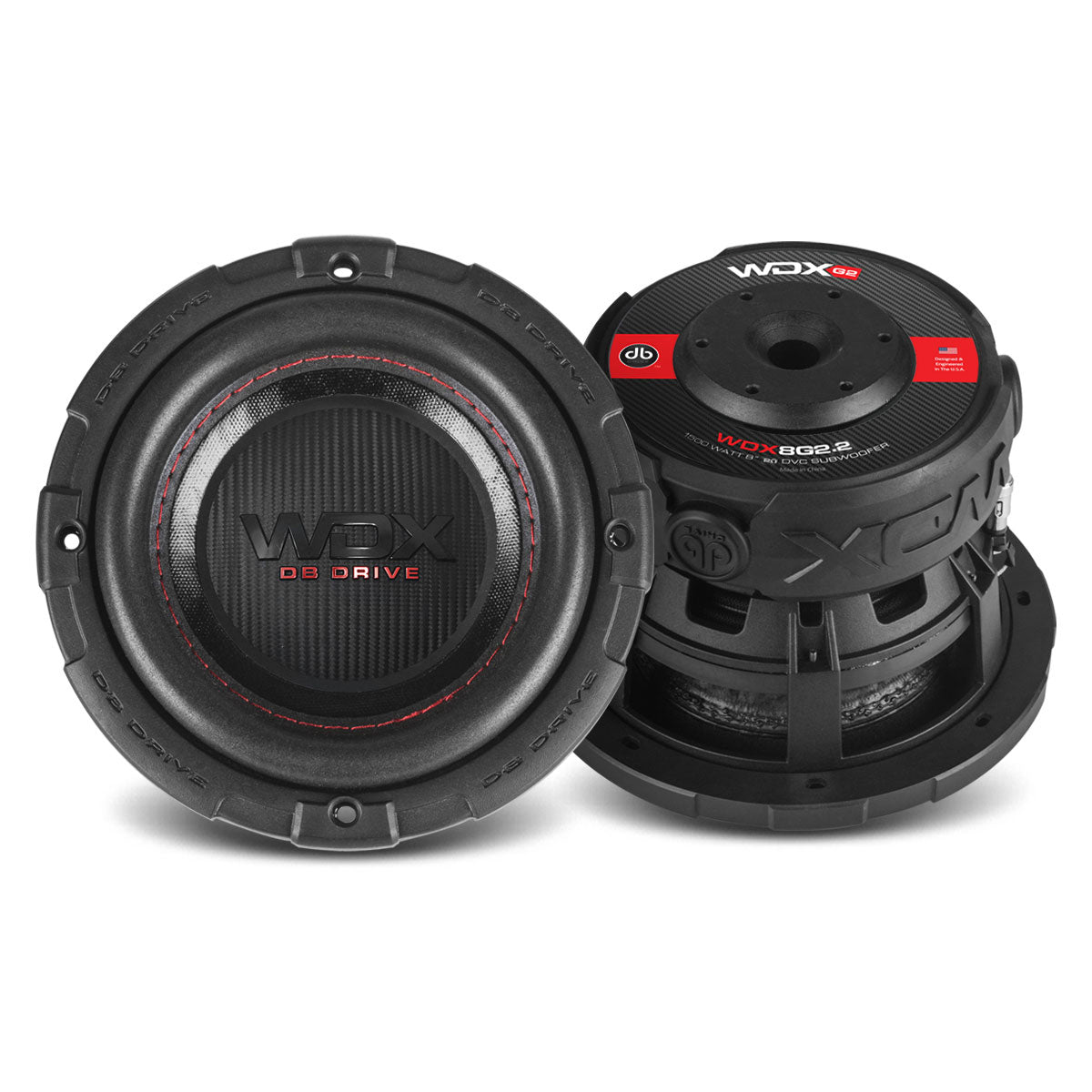 DB Drive WDX8G2.2 : 8" Dual 2-Ohm Subwoofer