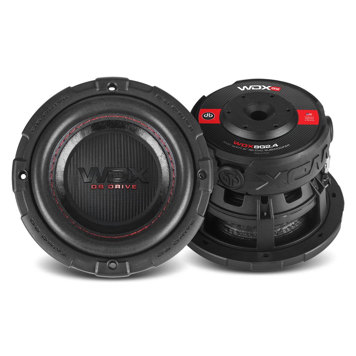 DB Drive WDX8G2.4 : 8" Dual 4-Ohm Subwoofer