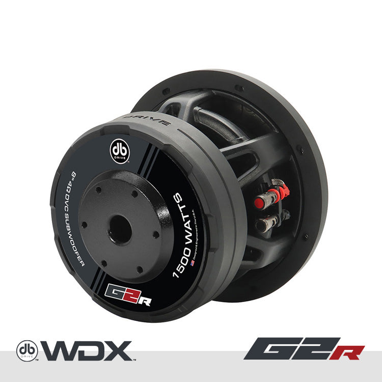 DB Drive WDX8G2R.4 : 8 in. Dual 4-Ohm Subwoofer