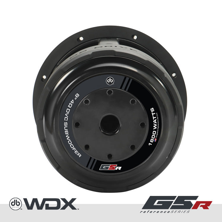 DB Drive WDX8G5R.4 : 8 in. Dual 4-Ohm Subwoofer