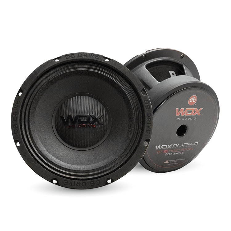 DB Drive WDX8MB8-8 : 8" PRO Audio Midbass (8-Ohm)
