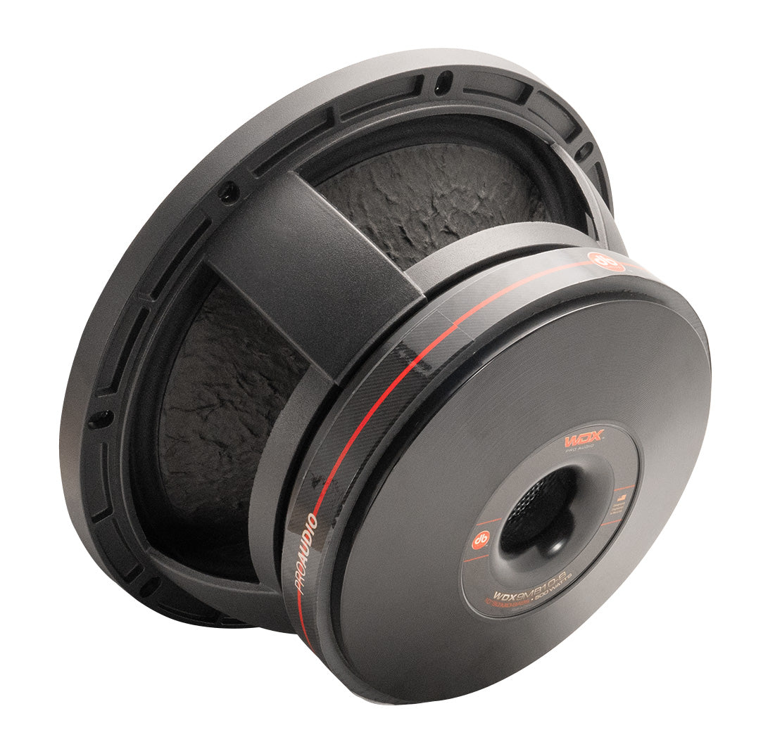 DB Drive WDX9MB10-8 : 10" PRO Audio Midbass (8-Ohm)