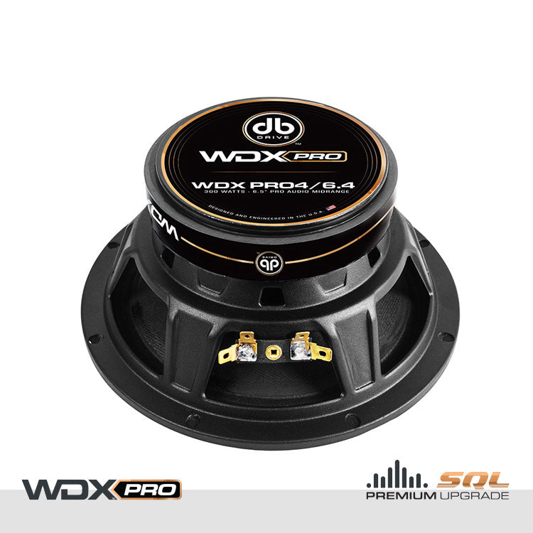 DB Drive WDXPRO4/6.4 : 6.5" Wide Frequency Range - Pro Audio Midrange/1 Pair