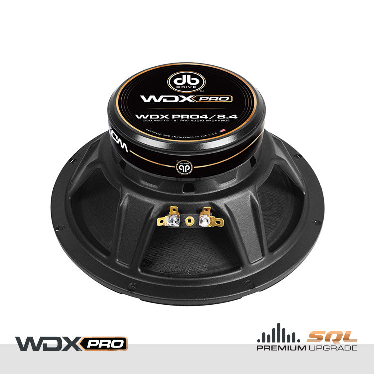 DB Drive WDXPRO4/8.4 : 8" Wide Frequency Range - Pro Audio Midrange/1 Pair