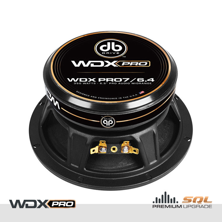 DB Drive WDXPRO7/6.4 : 6.5" Wide Frequency Range - Pro Audio Midrange/1 Pair