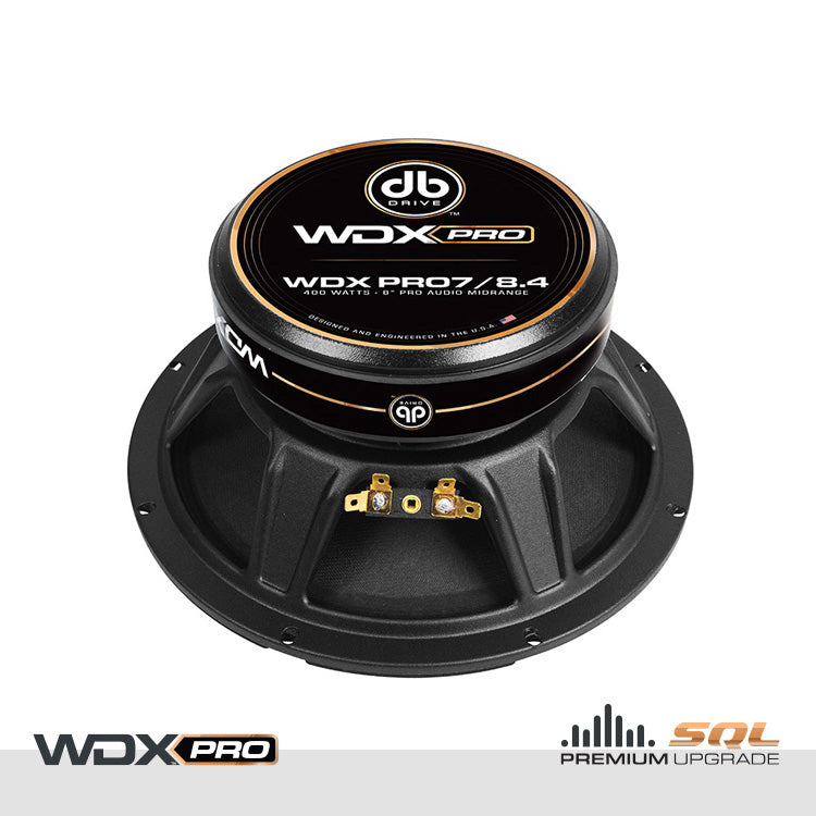 DB Drive WDXPRO7/8.4 : 8" Wide Frequency Range - Pro Audio midrange/1 Pair