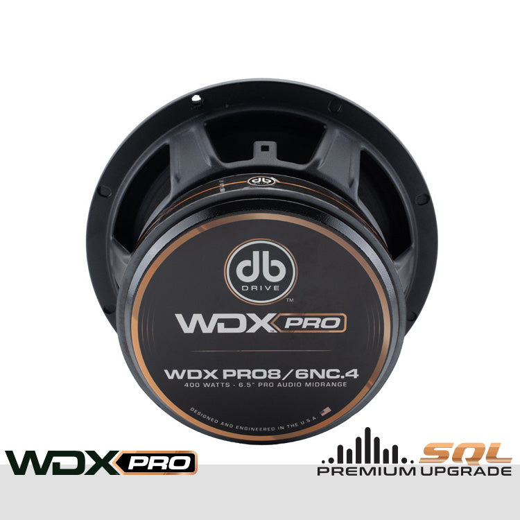 DB Drive WDXPRO8/6NC.4 : 6.5" Neo-Charged PRO Audio Midbass (1 Pair)