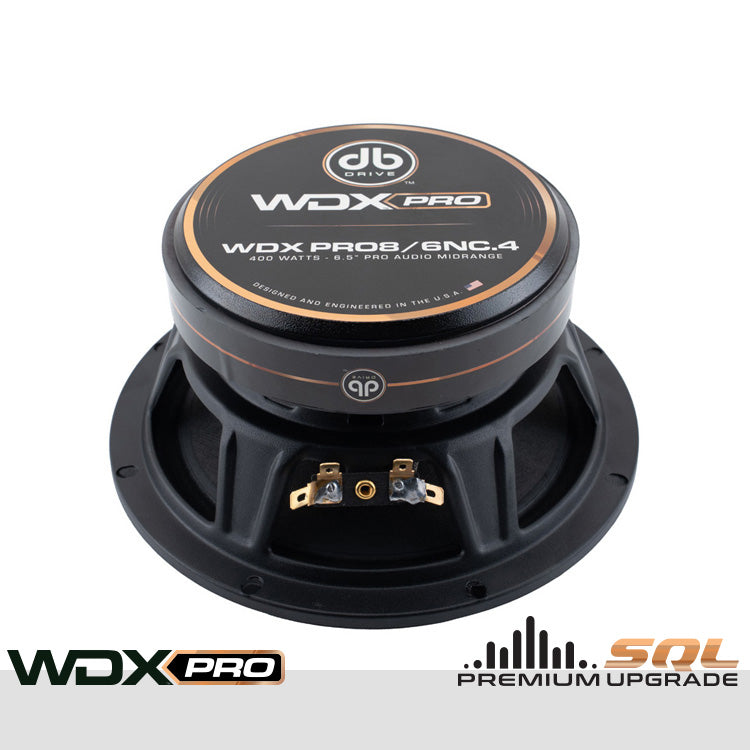 DB Drive WDXPRO8/6NC.4 : 6.5" Neo-Charged PRO Audio Midbass (1 Pair)