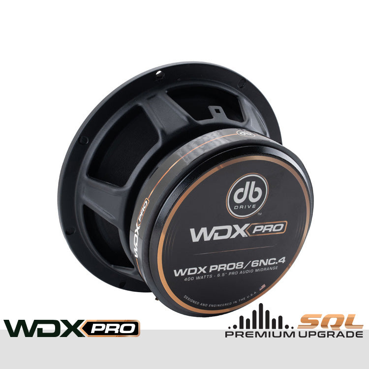 DB Drive WDXPRO8/6NC.4 : 6.5" Neo-Charged PRO Audio Midbass (1 Pair)