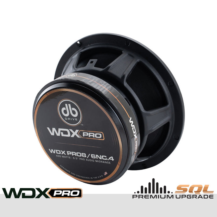 DB Drive WDXPRO8/6NC.4 : 6.5" Neo-Charged PRO Audio Midbass (1 Pair)
