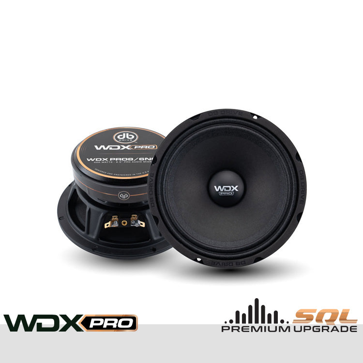 DB Drive WDXPRO8/6NC.4 : 6.5" Neo-Charged PRO Audio Midbass (1 Pair)
