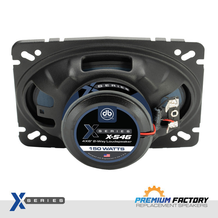 DB Drive X-S46 : 4"×6" 2-way Loudspeaker (1 Pair)