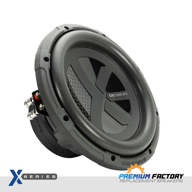 DB Drive X-W10D4 : 10" Dual 4-Ohm Subwoofer