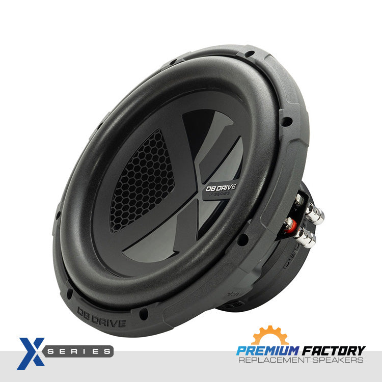 DB Drive X-W10D4 : 10" Dual 4-Ohm Subwoofer