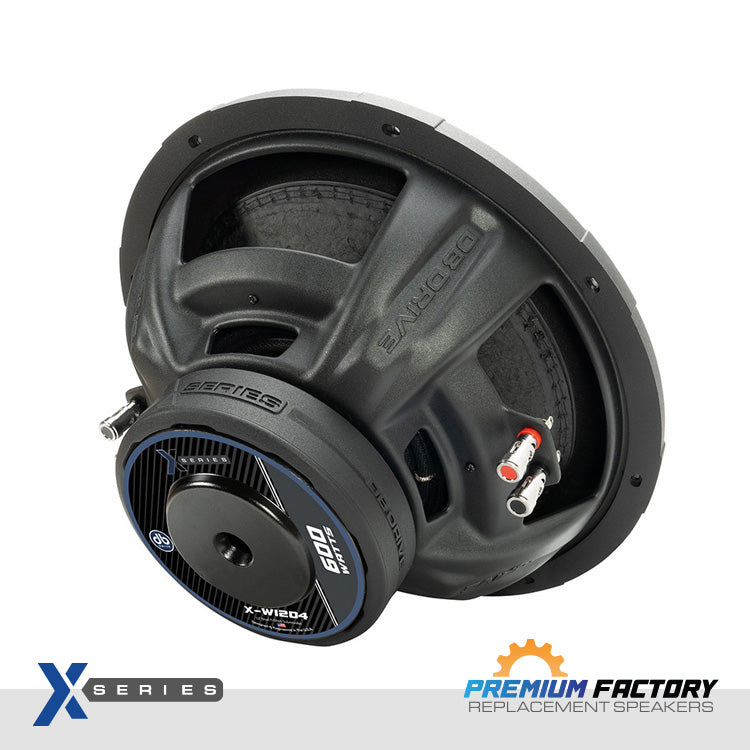 DB Drive X-W12D4 : 12" Dual 4-Ohm Subwoofer