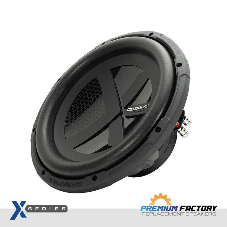 DB Drive X-W12D4 : 12" Dual 4-Ohm Subwoofer