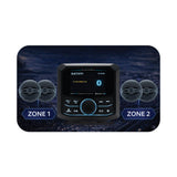 Euphoria EMR-7BT : Full Color LCD Digital Marine Receiver / 5 Volts / Bluetooth