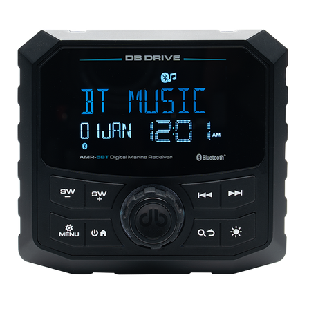 DB Drive AMR-5BT : LCD DIGITAL MARINE RECEIVER / 2 VOLTS /BLUETOOTH