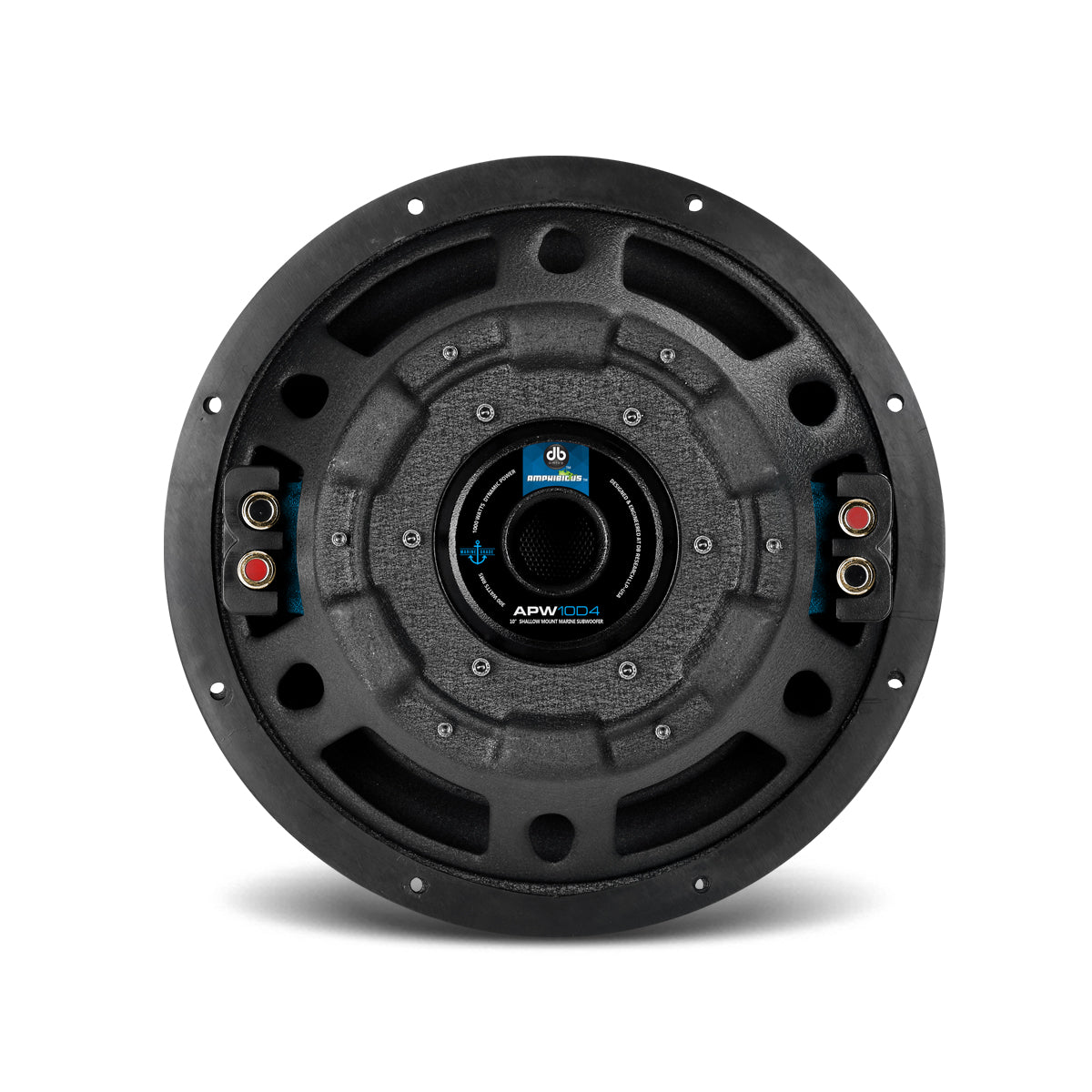 DB Drive APW10D4 : 10" Shallow Mount Marine Subwoofer