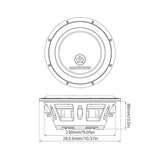 DB Drive APW10D4 : 10" Shallow Mount Marine Subwoofer