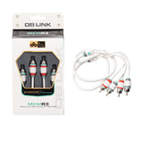 DB Link MKMR3 : 3' Maxkore Marine 100% OFC, Tinned Anti-Corrosive RCAs