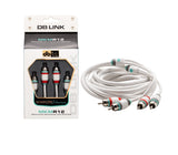 DB Link MKMR12 : 12' Maxkore Marine 100% OFC, Tinned Anti-Corrosive RCAs