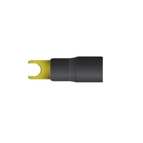 DB Link FTBK4B : 4 GA. Fork Terminal W/Black Sleeve (10 Pcs/Bag)