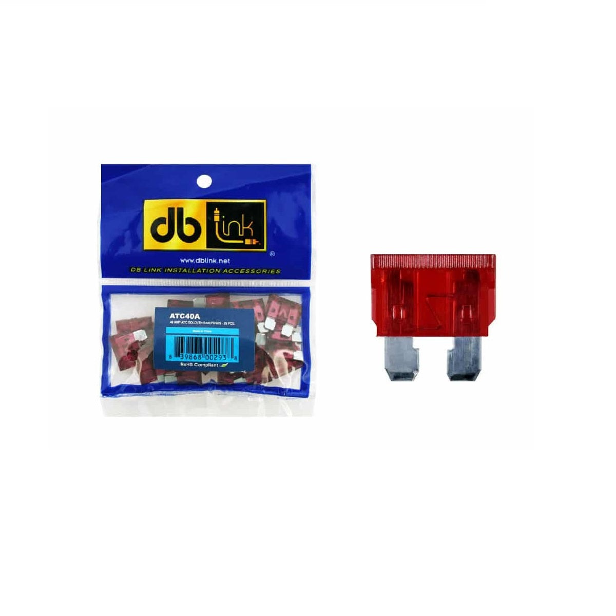 DB Link ATC20A : 20 Amp Atc Fuse/25Pcs/Bag