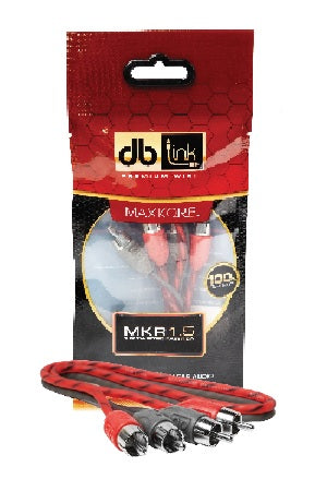 DB Link MKR17 : Double twisted flexible RCA wire ,17.0ft/pc/OPP bag pack+1xhook