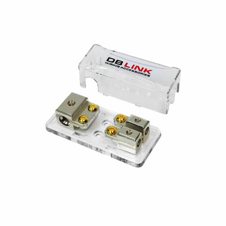 DB Link MANLFB428X : Mini ANL Fuse Block 4 GA. in(2) - 8 GA. Out