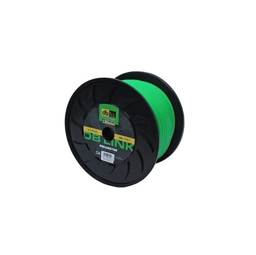 DB Link PW4GRE100 : 100ft X-Treme Green 4 GA. Soft Touch Power Cable