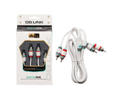 DB Link MKMR6 : 6' Maxkore Marine 100% OFC, Tinned Anti-Corrosive RCAs
