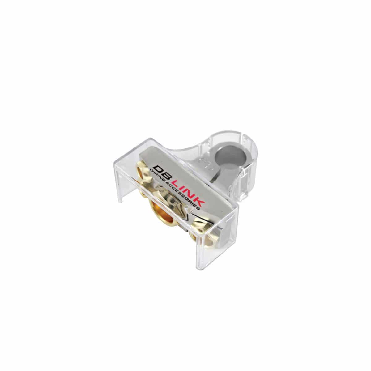 DB Link NBTP03X : (1) 0 GA. / (1) 4 GA. (2) 8GA. Inputs Nickel Battery Terminal