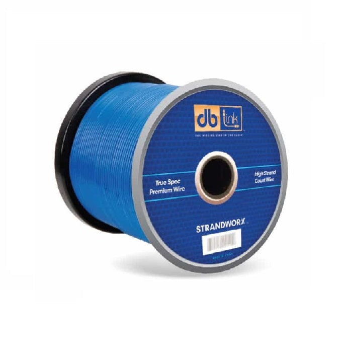 DB Link SXRW18BL500 : 18 GA. Blue 500ft Strandworx Remote Wire