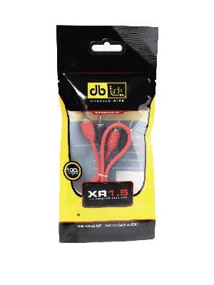 DB Link XR12 : Double twisted flexible RCA wire ,12.0ft/pc/OPP bag pack+1xhook