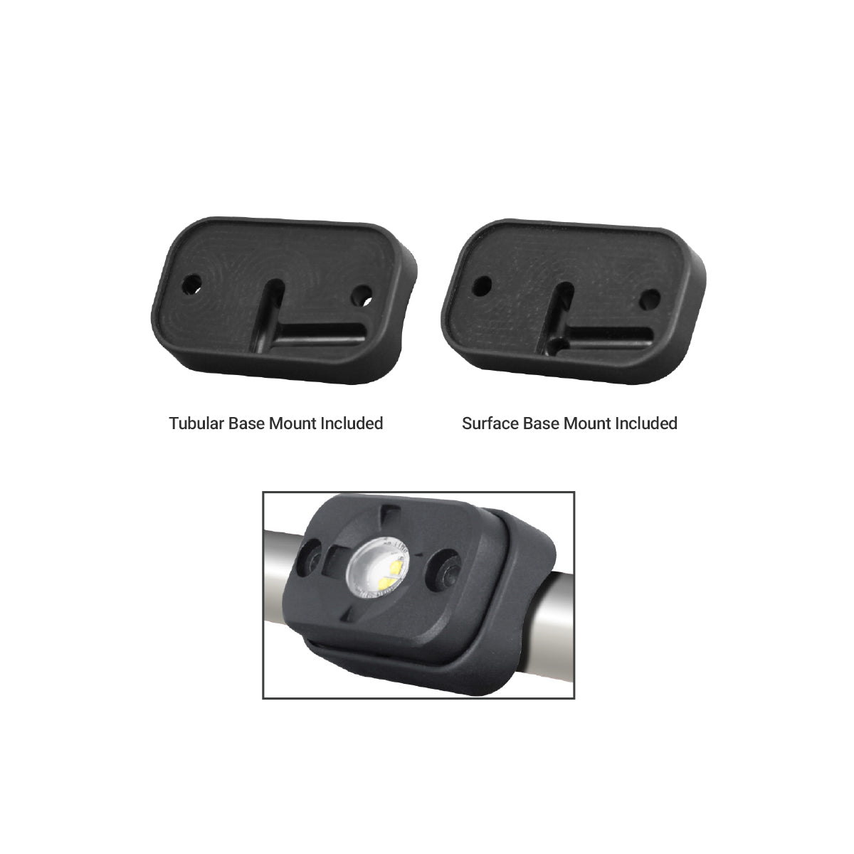 DB Link DBSMRGB-4 : 4 in. Surface Mount Flood Light Kit W/RGB Accent Lighting