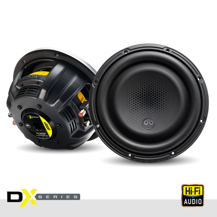 DB Drive DX-W10F : DX 10" 4-Ohm Shallow Subwoofer