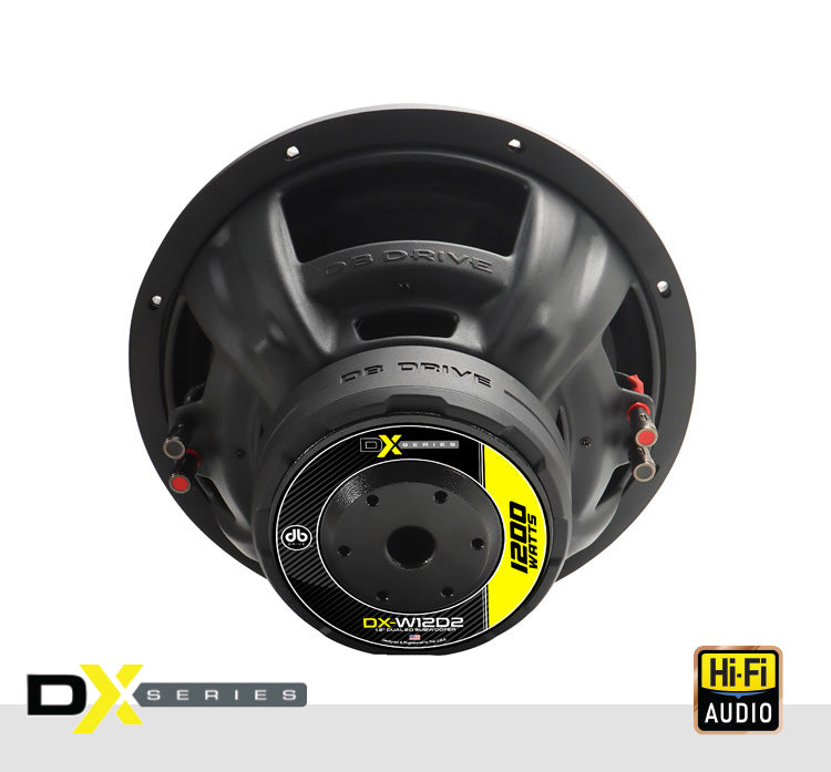 DB Drive DX-W12D2 : DX 12" Dual 2-Ohm Subwoofer